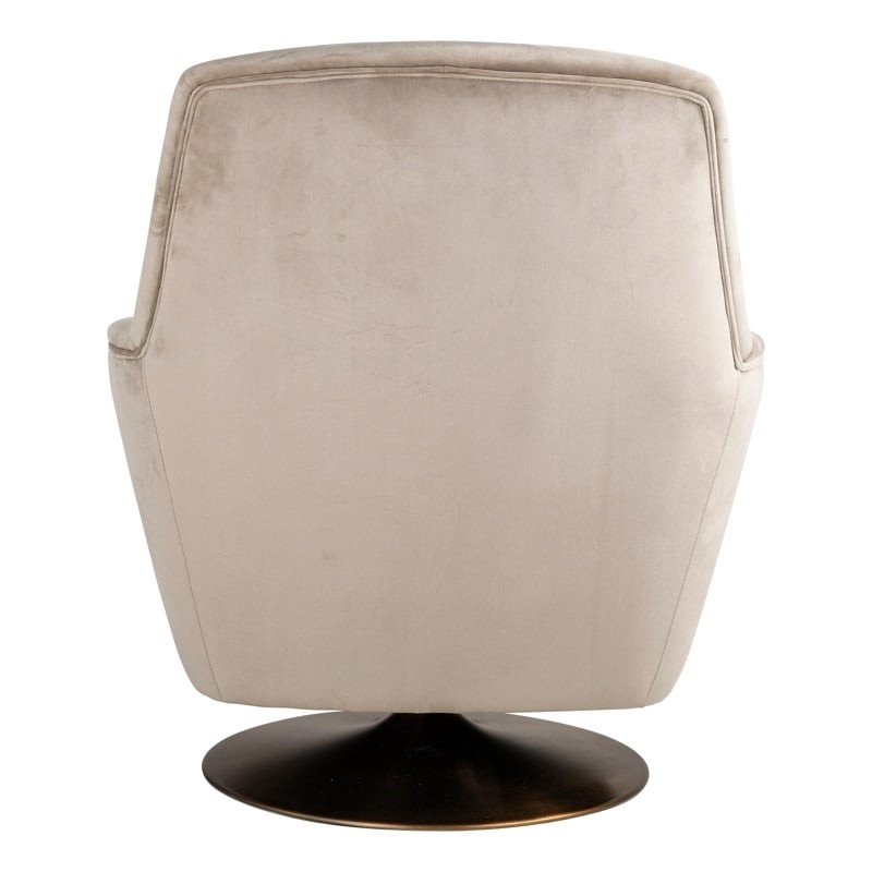 RICHMOND fotel obrotowy NORA beżowy