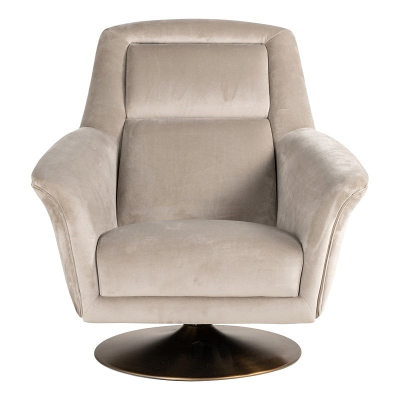 RICHMOND fotel obrotowy NORA beżowy