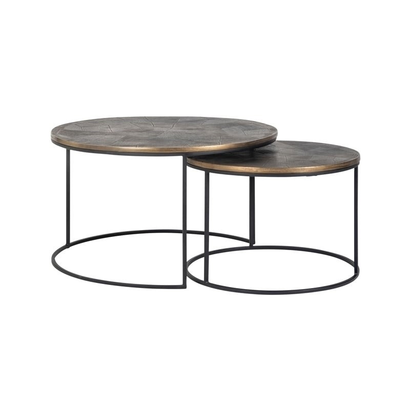 RICHMOND zestaw stolików kawowych TULUM