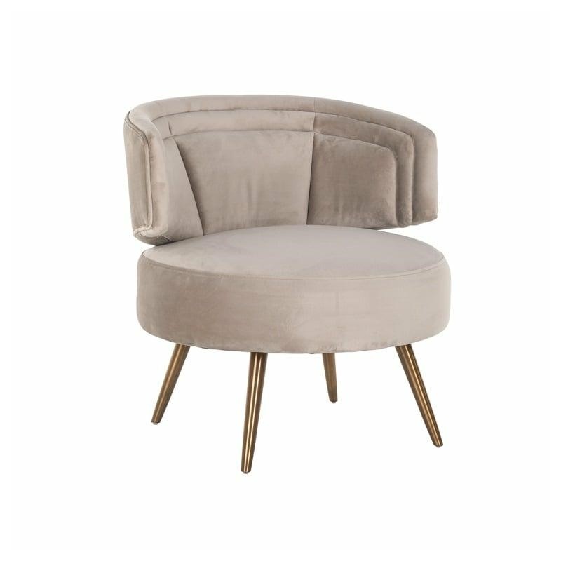 RICHMOND fotel HAZEL beżowy - trudnopalny