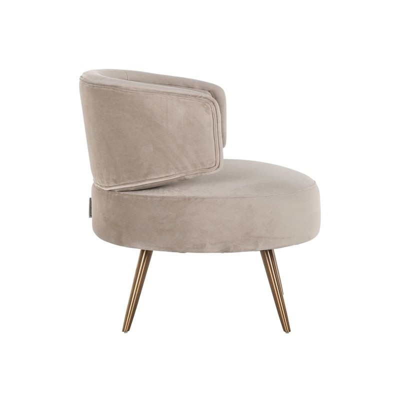 RICHMOND fotel HAZEL beżowy - trudnopalny