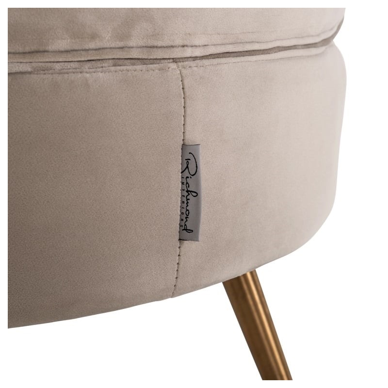 RICHMOND fotel HAZEL beżowy - trudnopalny