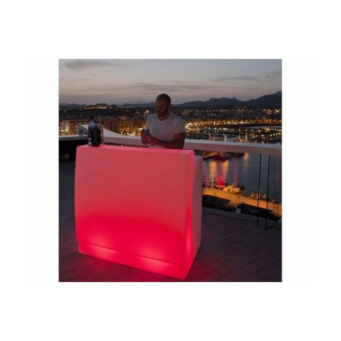 NEW GARDEN barek SICILIA 75 SOLAR & BATTERY biały