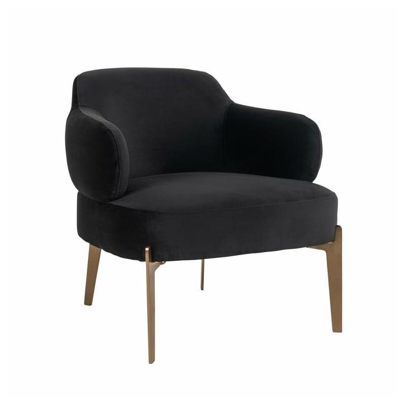 RICHMOND fotel VENUS czarny - trudnopalny