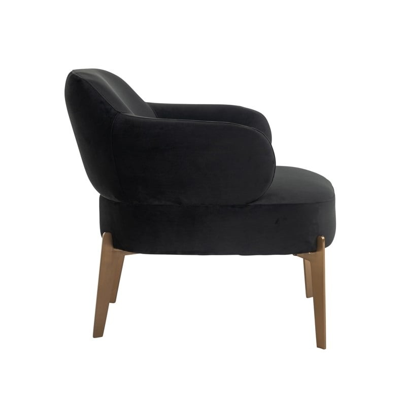 RICHMOND fotel VENUS czarny - trudnopalny