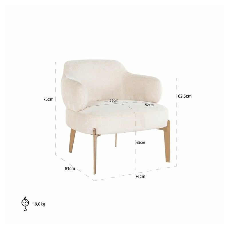 RICHMOND fotel VENUS biały