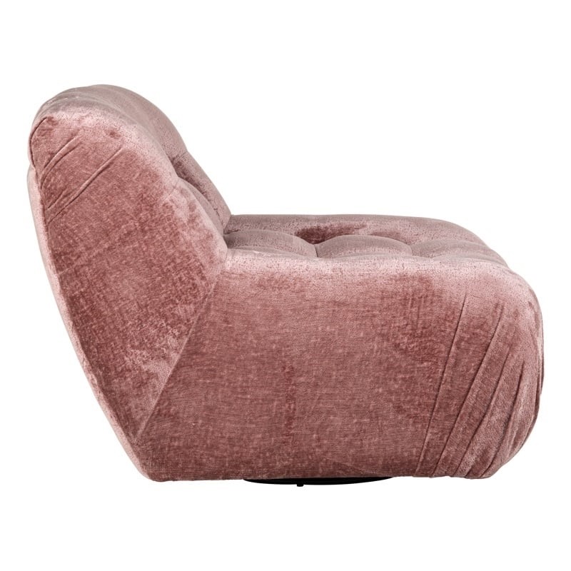 RICHMOND fotel obrotowy ROSY różowy