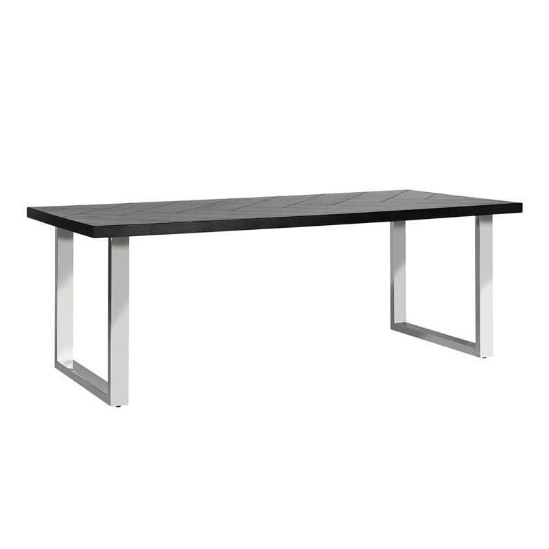 RICHMOND podstawa do stołu U srebrna