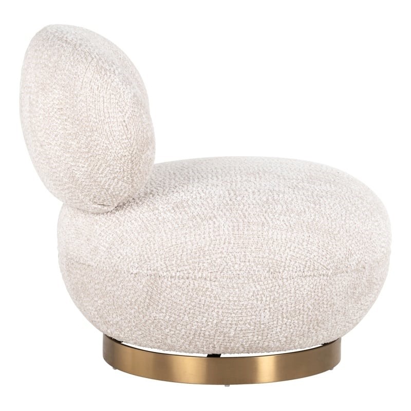 RICHMOND fotel obrotowy JACE beżowy