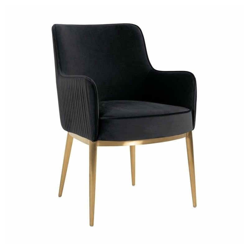 RICHMOND krzesło BREEZE czarne - trudnopalne