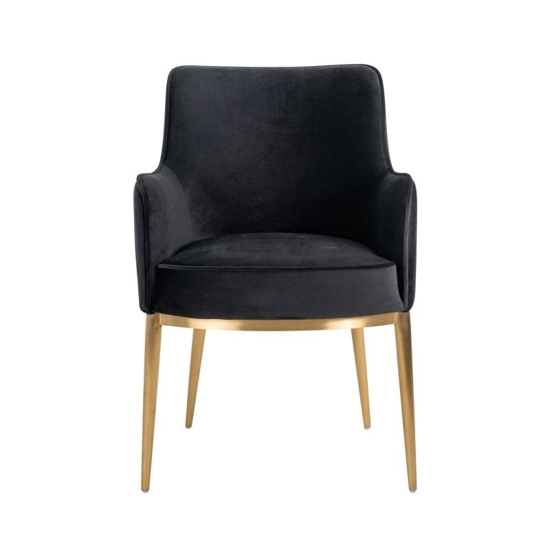 RICHMOND krzesło BREEZE czarne - trudnopalne