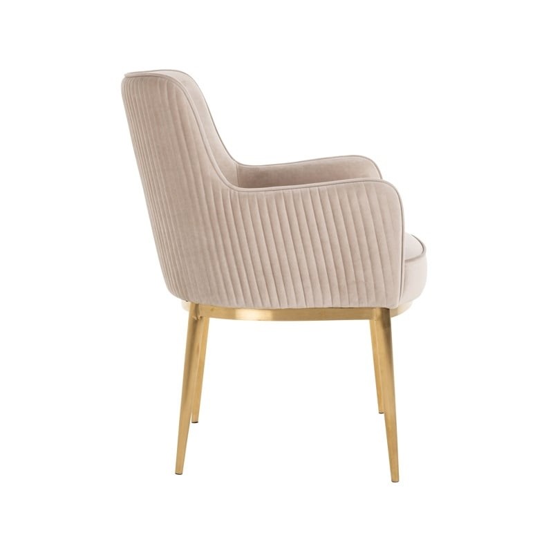 RICHMOND krzesło BREEZE beżowe - trudnopalne