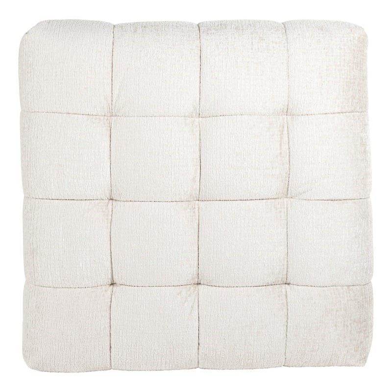 RICHMOND pufa MERROL biała - trudnopalna