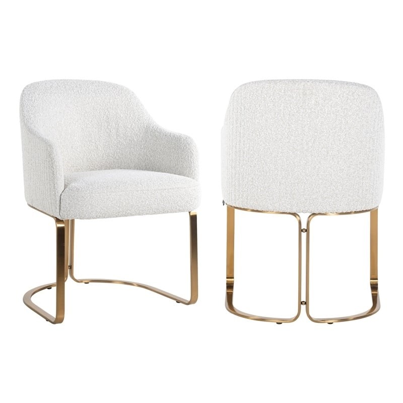 RICHMOND krzesło HADLEY BOUCLE - trudnopalne