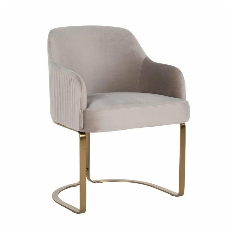 RICHMOND krzesło HADLEY beżowe - trudnopalne