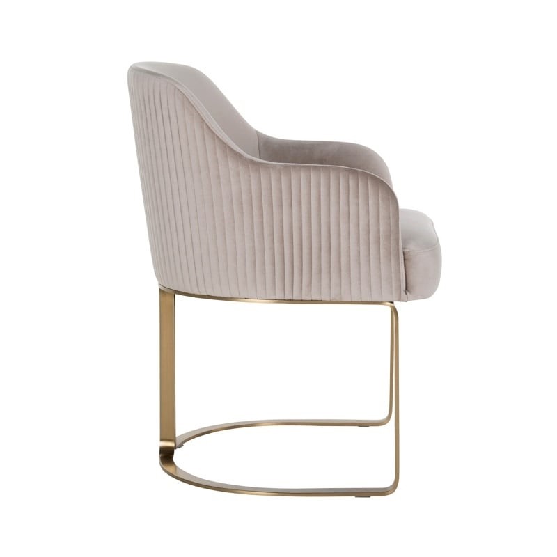 RICHMOND krzesło HADLEY beżowe - trudnopalne