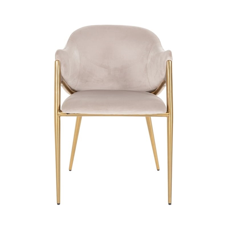 RICHMOND krzesło GWEN beżowe - trudnopalne