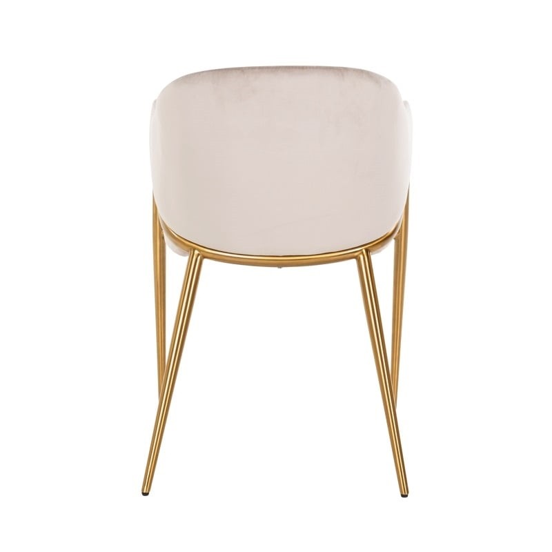 RICHMOND krzesło GWEN beżowe - trudnopalne