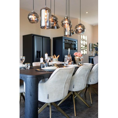 RICHMOND krzesło obrotowe ALINE białe - trudnopalne