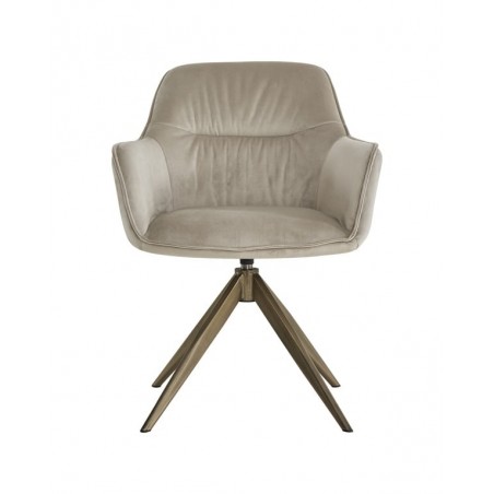 RICHMOND krzesło obrotowe ALINE beżowe - trudnopalne