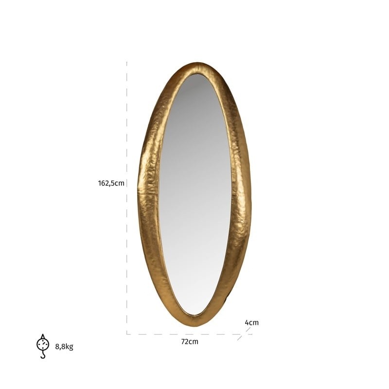 RICHMOND lustro ścienne BELIA złote