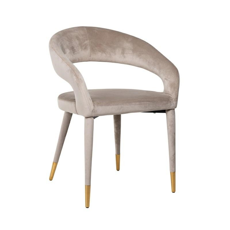 RICHMOND krzesło GIA beżowe - trudnopalne