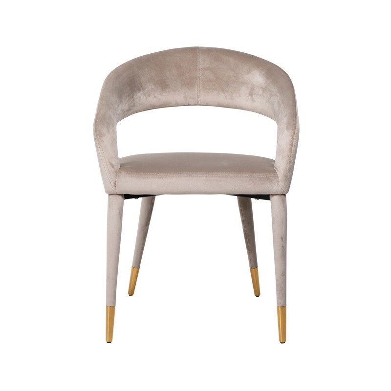 RICHMOND krzesło GIA beżowe - trudnopalne