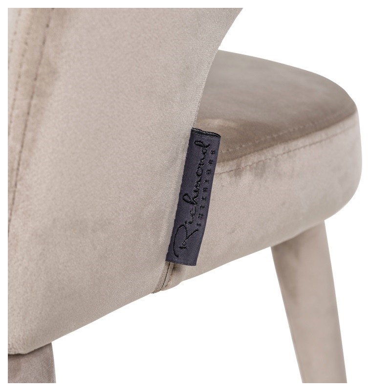 RICHMOND krzesło GIA beżowe - trudnopalne