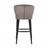 RICHMOND krzesło barowe INDIGO STONE 78 - welur