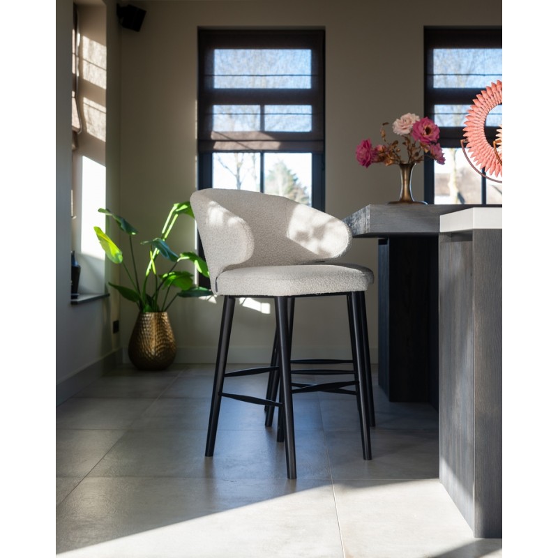 RICHMOND krzesło barowe INDIGO BOUCLE 78