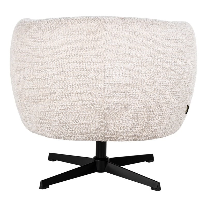 RICHMOND fotel obrotowy ESTELLE kremowy