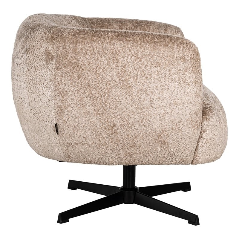 RICHMOND fotel obrotowy ESTELLE beżowy