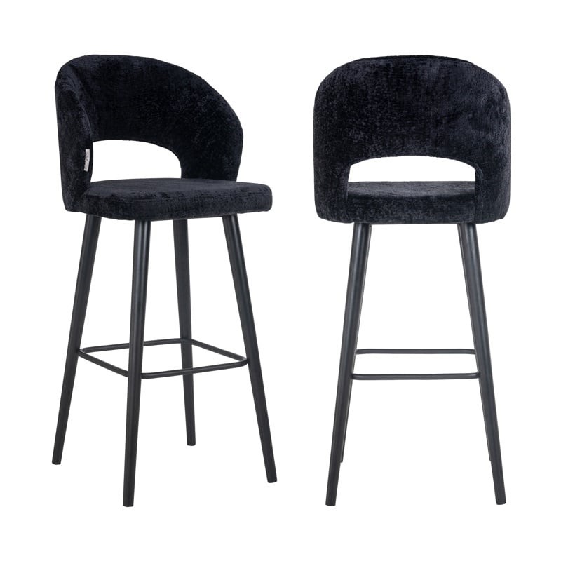 RICHMOND krzesło barowe SAVOY 82 czarne