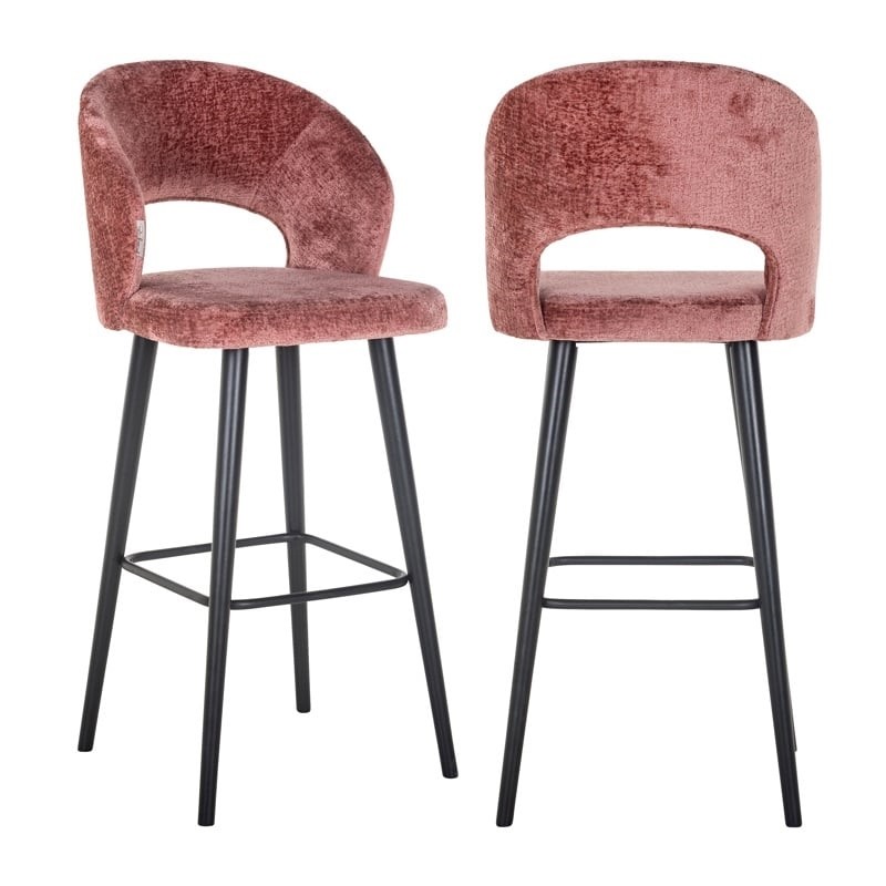 RICHMOND krzesło barowe SAVOY 82 różowe