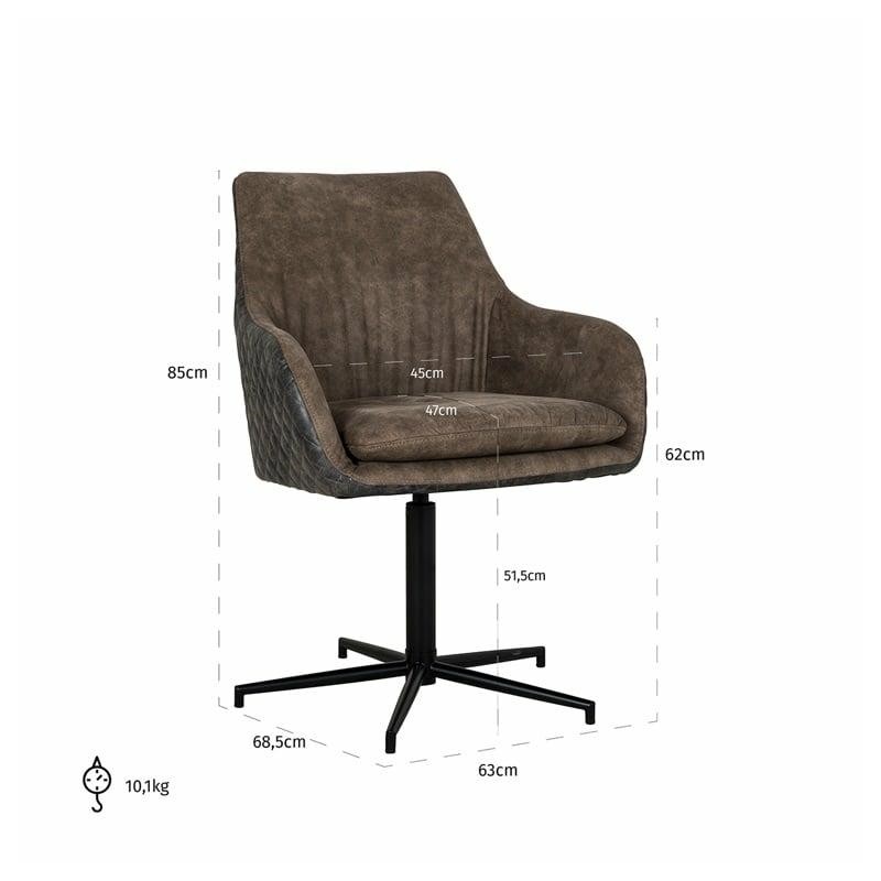 RICHMOND krzesło obrotowe LUCY