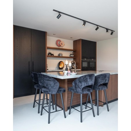 RICHMOND krzesło barowe SAVOY 68 czarne