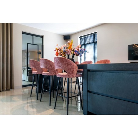 RICHMOND krzesło barowe SAVOY 68 różowe