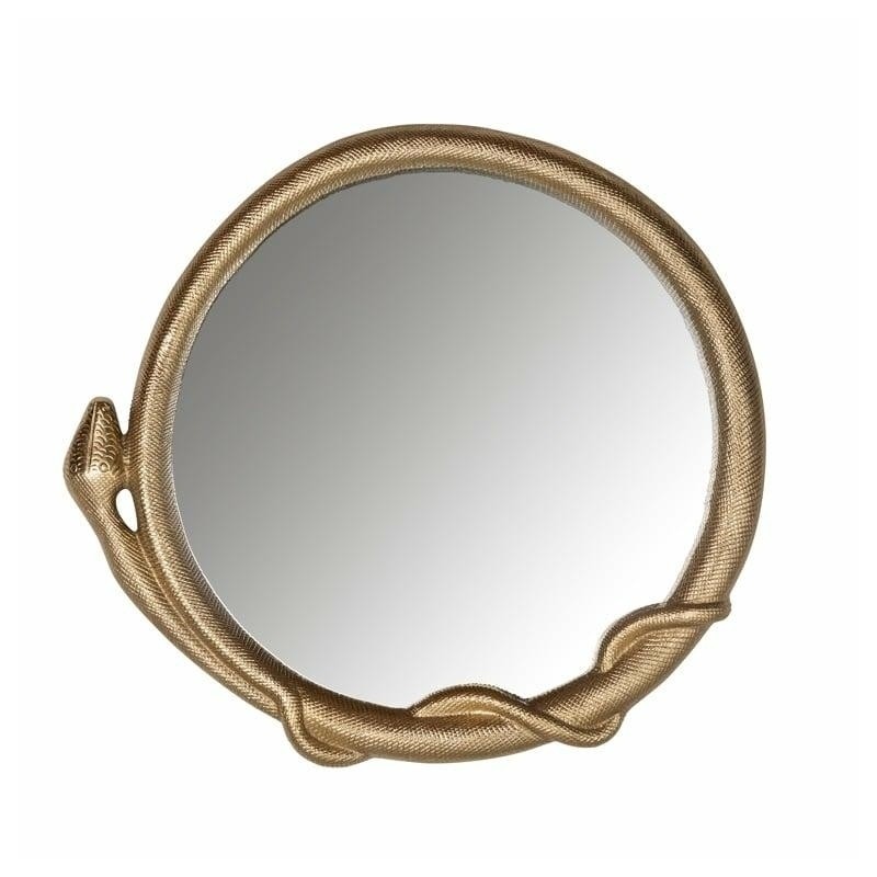 RICHMOND lustro ścienne SNAKE FIONA złote