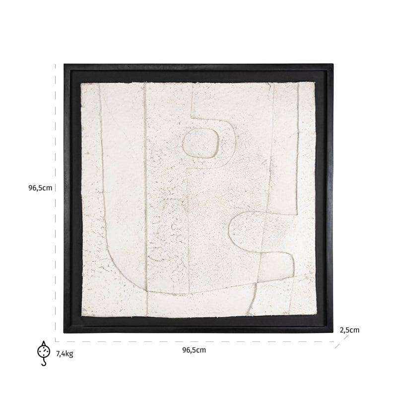 RICHMOND obraz PHOEBE TAPIOCA 96,5x96,5cm