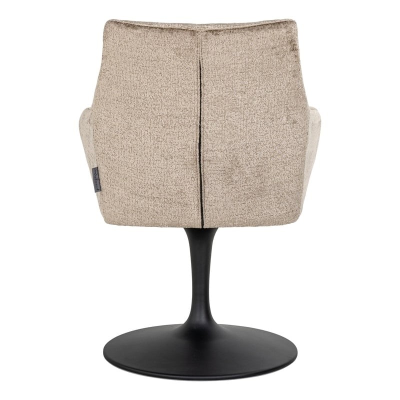 RICHMOND krzesło obrotowe MARLON ciemnobeżowe