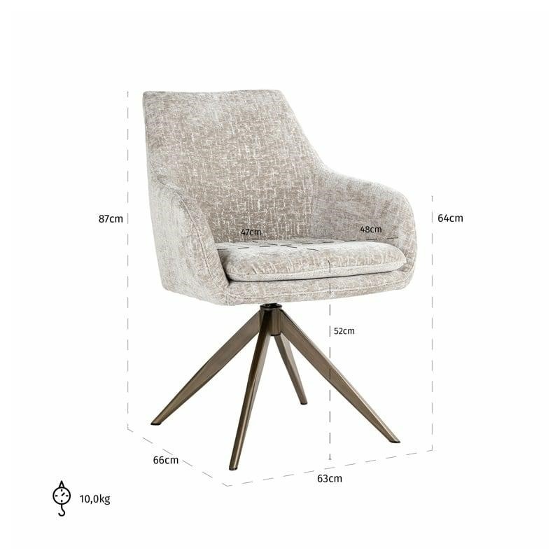 RICHMOND krzesło obrotowe LISONNE