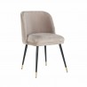 RICHMOND krzesło ALICIA khaki - trudnopalne