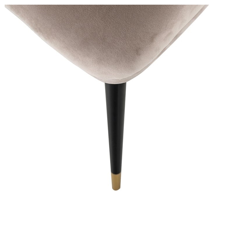 RICHMOND krzesło ALICIA khaki - trudnopalne