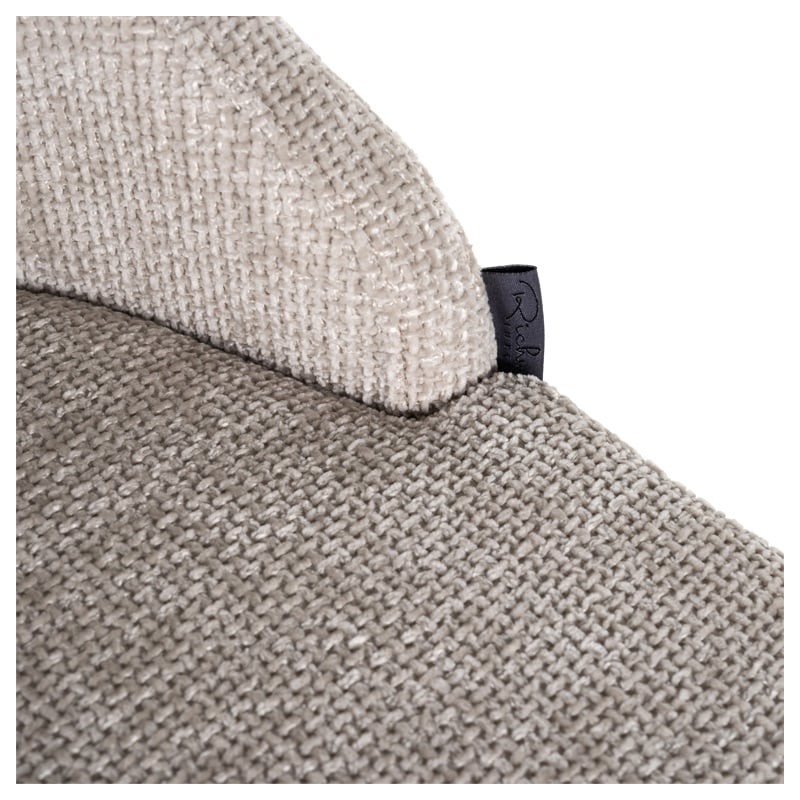 RICHMOND krzesło barowe BOLTON 76 - tkanina, złota podstawa