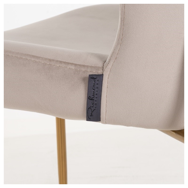 RICHMOND krzesło ODESSA KHAKI - trudnopalne