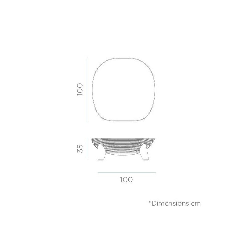 NEW GARDEN stolik MARTINICA SOLAR  & BATTERY