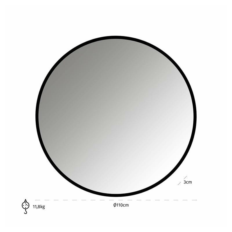 RICHMOND lustro ścienne MAEVY 110 czarne