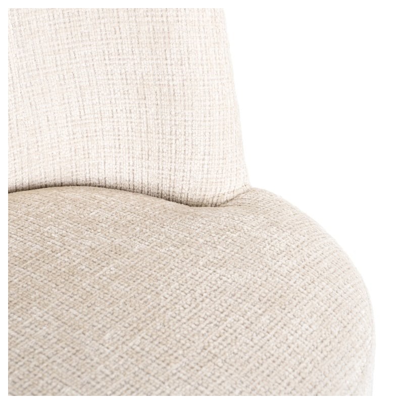 RICHMOND krzesło STELLA jasnobeżowe - trudnopalne