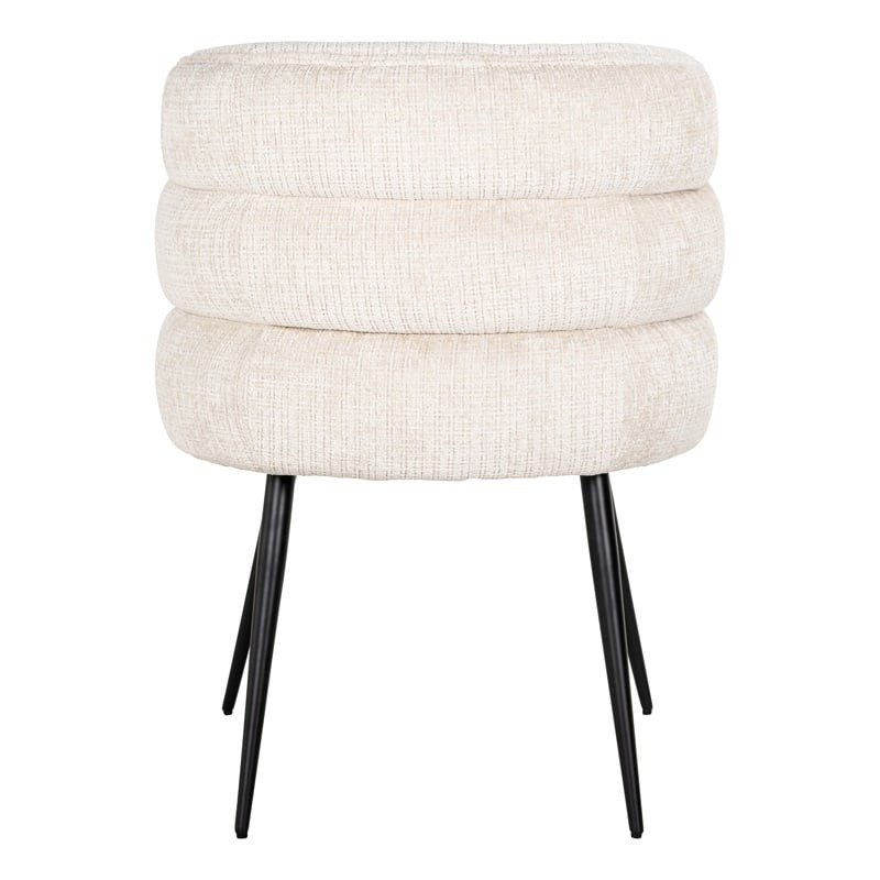 RICHMOND krzesło STELLA jasnobeżowe - trudnopalne