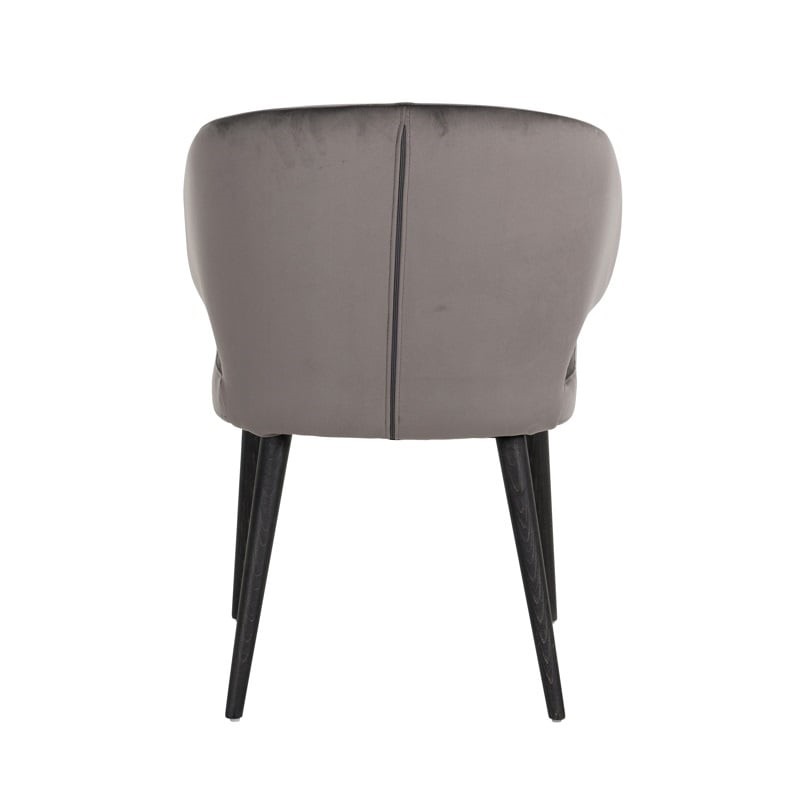 RICHMOND krzesło INDIGO STONE - welur